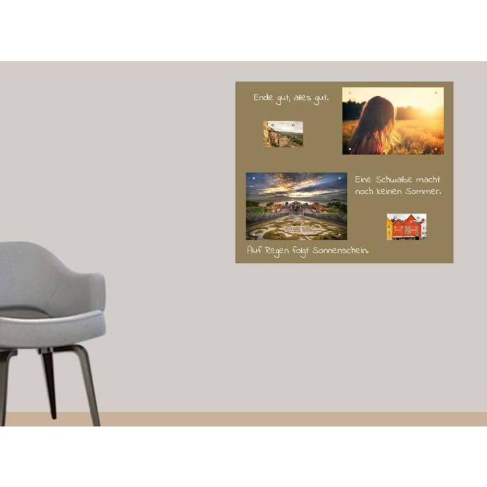 Goldene Folie 300x30 cm - magnetisch & selbstklebend