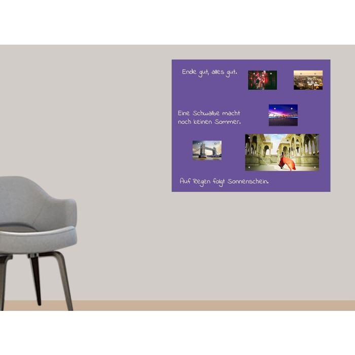 Selbstklebende Lila Folie 250x120 cm - selbstklebend