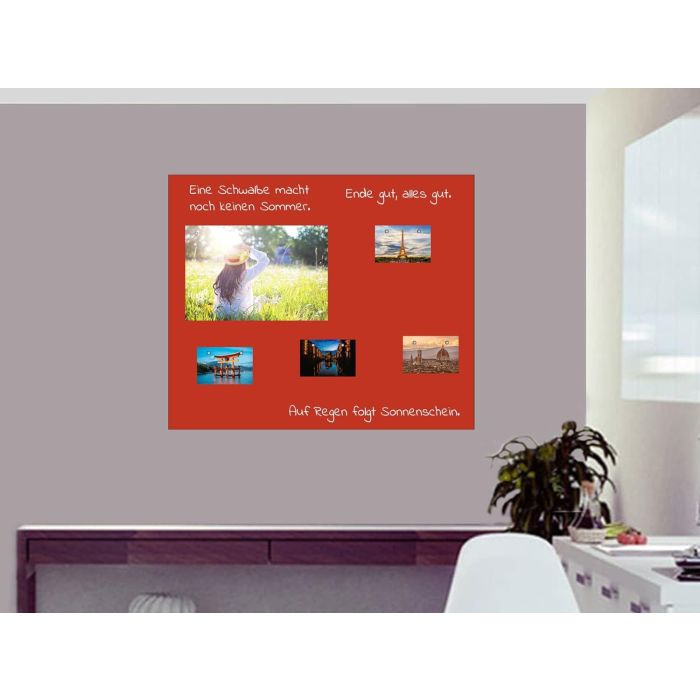 Selbstklebende Rote Folie 220x60 cm - selbstklebend