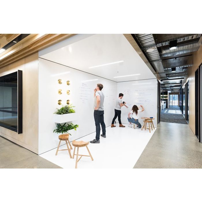 Whiteboardfolie 180x60 cm - magnetisch & selbstklebend