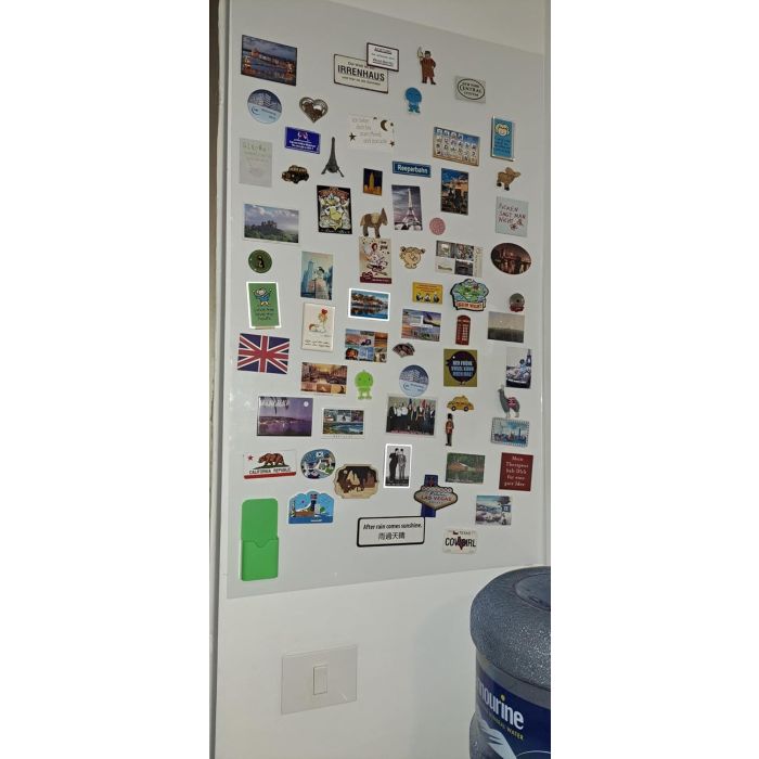 Whiteboardfolie 50x30 cm - magnetisch & selbstklebend