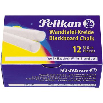 Tafelkreide Pelikan® - WEISS - 12 Stück