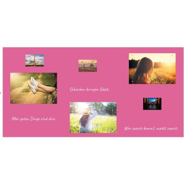 Magenta Folie 100x60 cm - magnetisch & selbstklebend
