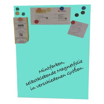 Mint Folie 350x120 cm - magnetisch & selbstklebend