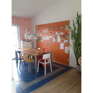 Orange Folie 150x30 cm - magnetisch & selbstklebend