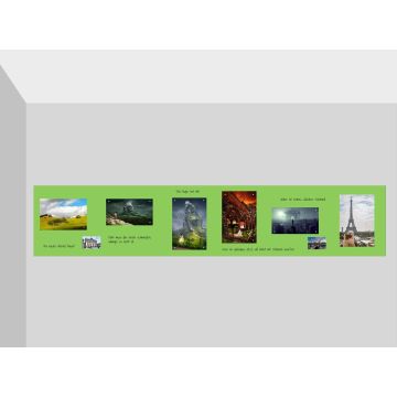 Selbstklebende Limegrüne Folie 220x60 cm - selbstklebend