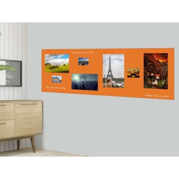 Selbstklebende Orange Folie 150x30 cm - selbstklebend