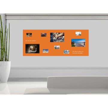 Selbstklebende Orange Folie 60x60 cm - selbstklebend