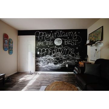 Tafelfolie 250x30 cm - magnetisch & selbstklebend