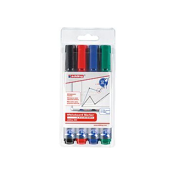 Whiteboard Marker inkl. Schwamm 20 Stk. schwarz